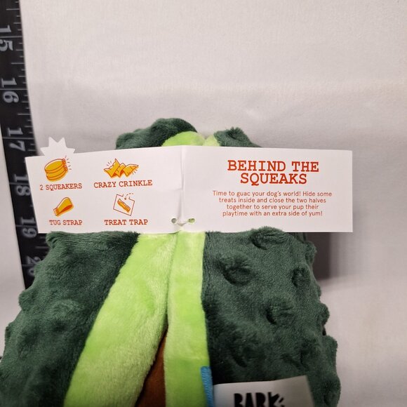 NWT Bark BarkBox Beg -n- Bag Theme with 2 toys and 3 treats - Large Dogs - Picture 5 of 16